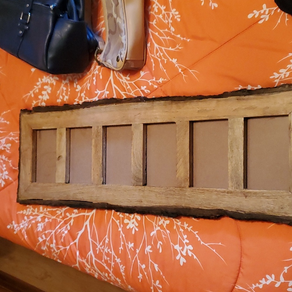 Wooden frame 6 picture holder